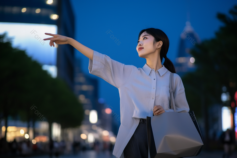 职场女性下班打车摄影图,高清,摄影图,摄影图片,图片大全,摄影图免费下载
